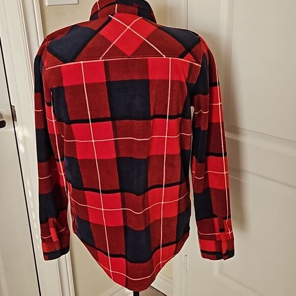 Ripzone Men's Flannel Buffalo Plaid Button-Down Long Sleeves Shirt XL Red/ Blue - Picture 4 of 16